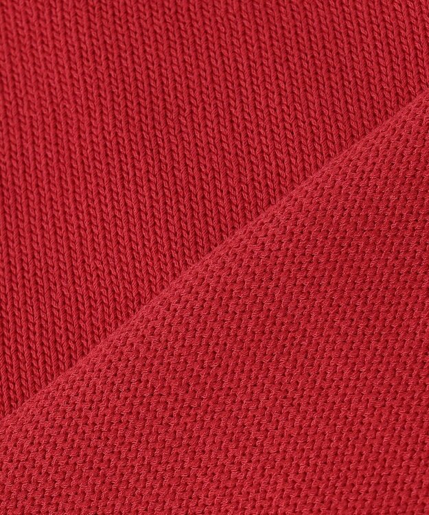 BEIGE， HELIODOR / マリンボタンクロップドカーディガン Red