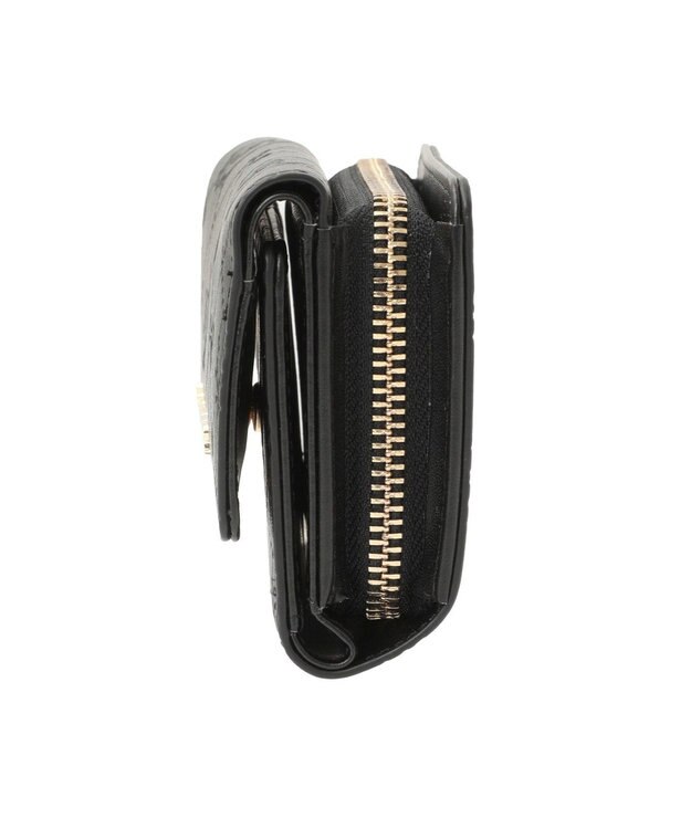 Maison de FLEUR カラーモノグラムウォレット Black