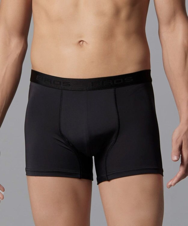 WACOAL MEN ボクサーパンツ 抗菌防臭(本体) 吸水速乾性(フロント肌側) 前閉じ 下着 メンズ GT3310 /ブロス バイ ワコールメン ブラック