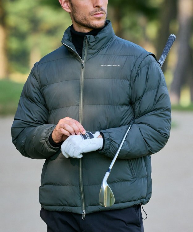 ZERO HALLIBURTON 【袖着脱可能】 2WAY中綿アウター ZHG-M5A2d 85111