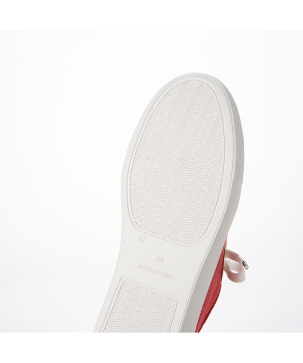 MODE ET JACOMO <carino>【レイン対応】【軽量】レースアップスニーカー レッド