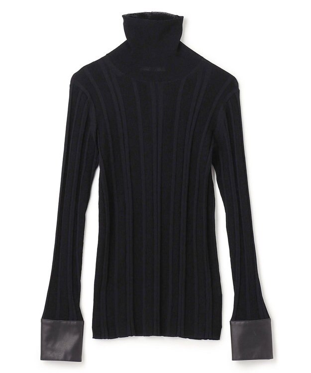 BEIGE， 【BAILA 1月号掲載】RACINE / レザーコンビニット Black