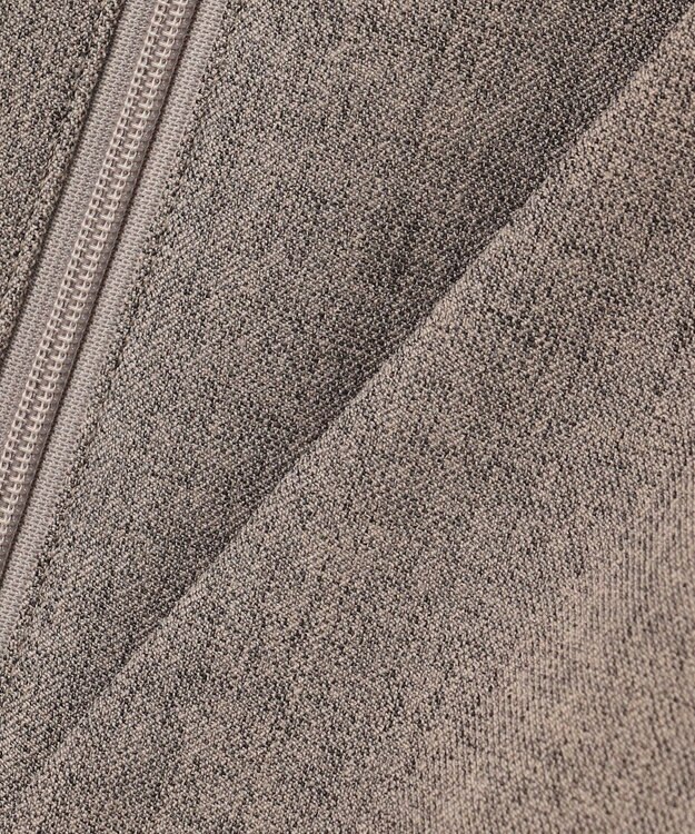 uncrave ウォッシャブルウールライクツイル ジレ シャンブレーチャコール