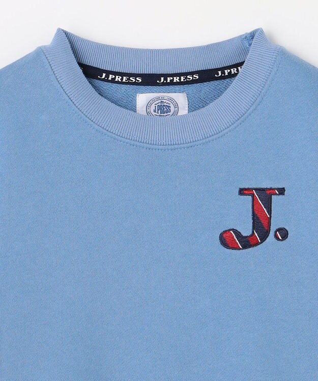 J.PRESS KIDS 【100-130cm】J. レジメンストライプ ロゴ トレーナー サックスブルー系