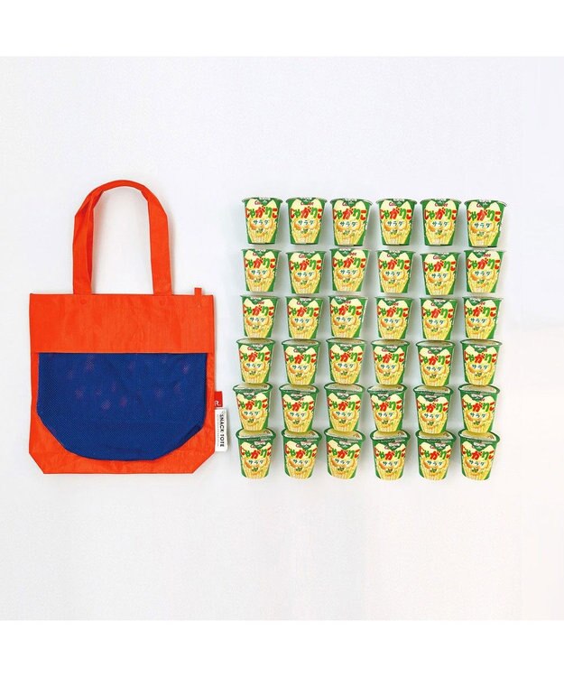 ROOTOTE 6768【Calbee×ROOTOTE】IP.トール.スナックトート_カルビー 01：オレンジ