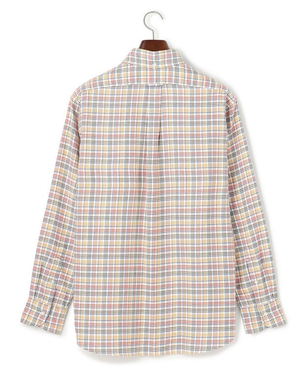 J.PRESS MEN テンセルミックスコットンネルシャツ / B.D. ホワイト系3