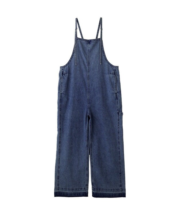 YECCA VECCA 綿麻デニムサロペット Indigo