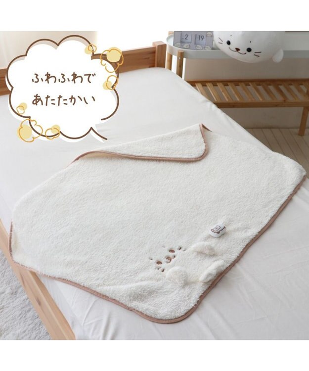 Mother garden しろたん くるっと膝掛け 《しろたん＆羊》 ひざかけ