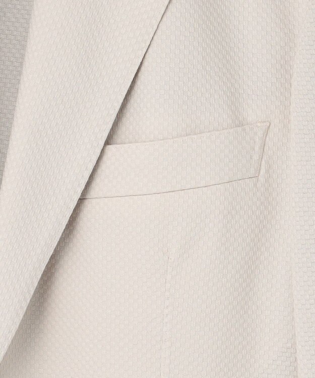 GOTAIRIKU 【ストレッチ】ブロックサッカージャージージャケット アイボリー系