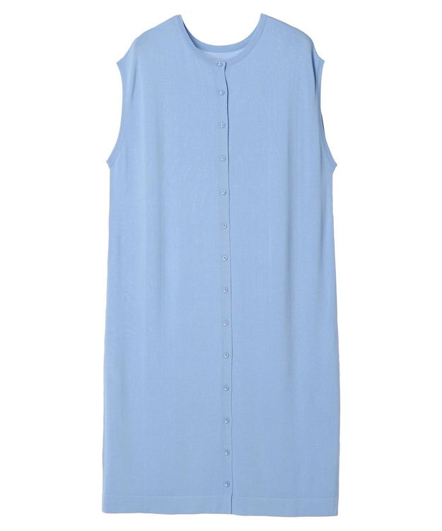 CRAFT STANDARD BOUTIQUE UVカット/接触冷感/洗える/ ニットワンピース Sax