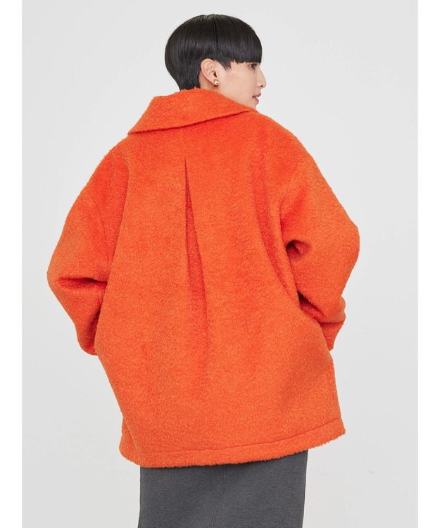 AMERICAN HOLIC シャギーコクーンミディコート Orange