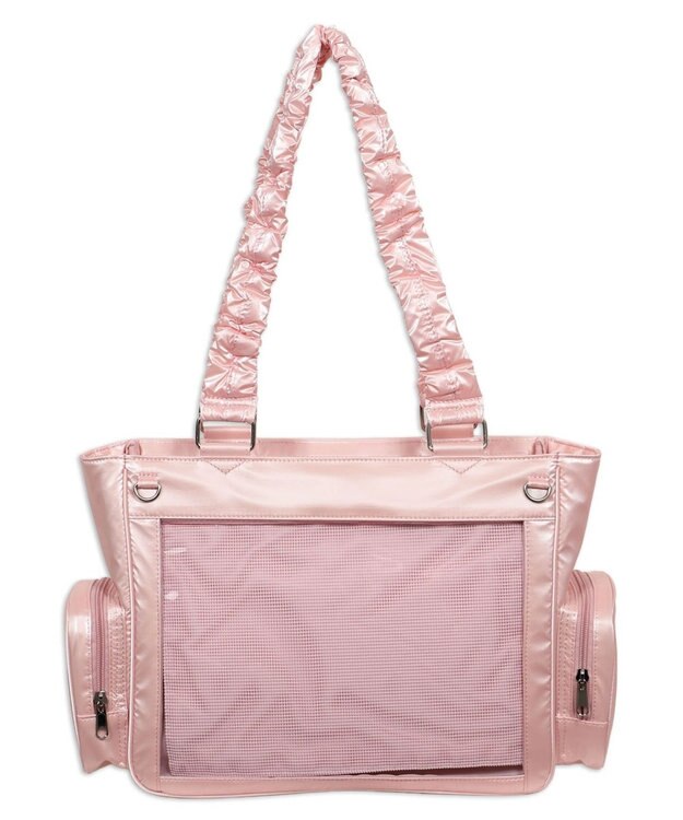 WEGO 【痛バ＆推し活グッズ】きらふわパフィ痛バッグS ライトピンク