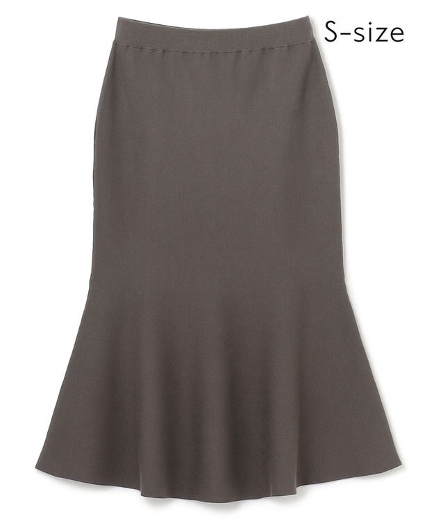 BEIGE， 【S-size】WILLOW / ニットスカート C.Gray
