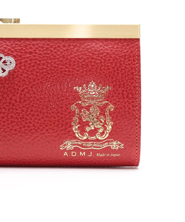 A.D.M.J. 【牛革】アールデコガマグチウォレット CORALLO