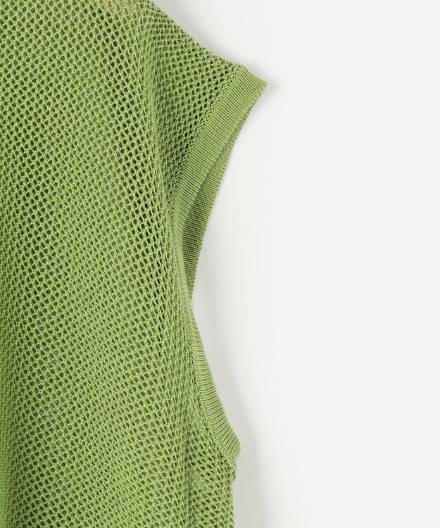 SHARE PARK LADIES 【セットアイテム】レーヨンナイロンニットワンピース グリーン系