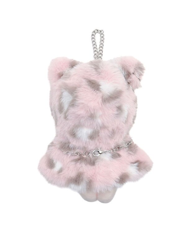 WEGO 【痛バ＆推し活グッズ】ぬいアニマルレオパード着ぐるみケープ15cm ライトピンク