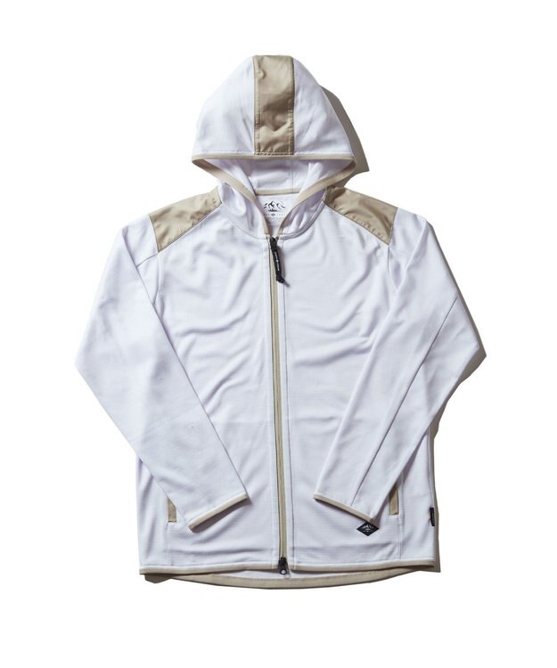 JOSEPH ABBOUD MOUNTAIN デルタバックカノコ　パーカー ホワイト系