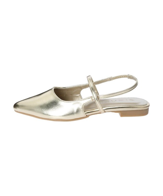 Green Parks ＲＵＰＩＳ．　スリングバックミュール Gold