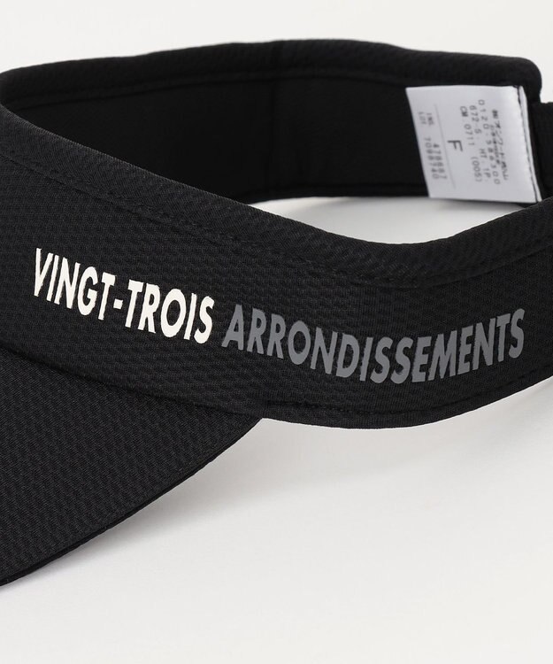 23区GOLF 【UNISEX】メッシュ バイザー ブラック系