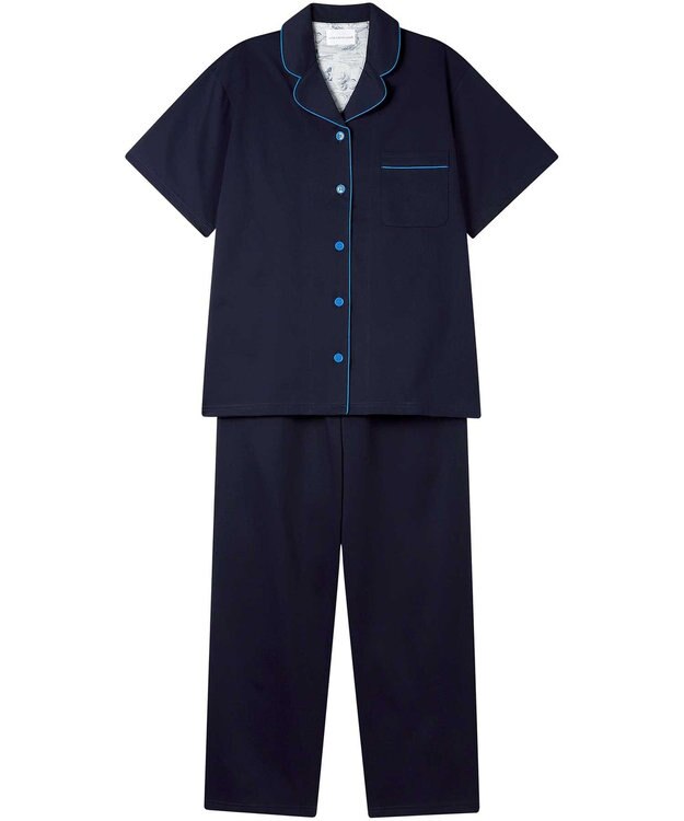 une nana cool 【綿混】半袖パジャマ MADE WITH LIBERTY FABRIC BL