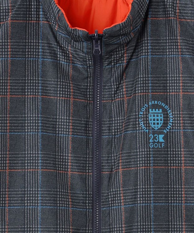 23区GOLF 【MEN】【ストレッチ/撥水】マルチウェイ ブルゾン＆リバーシブルベスト キャメル系