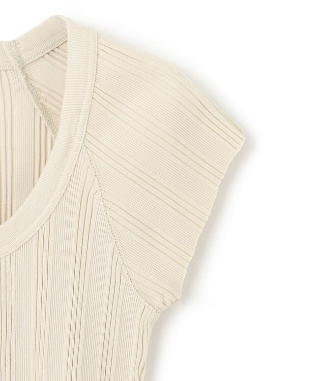 uncrave ランダムリブカットソー エクリュ