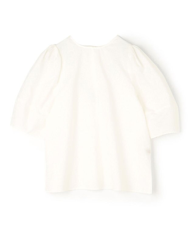 UNFILO ワッシャーブロード 2WAYブラウス オフ