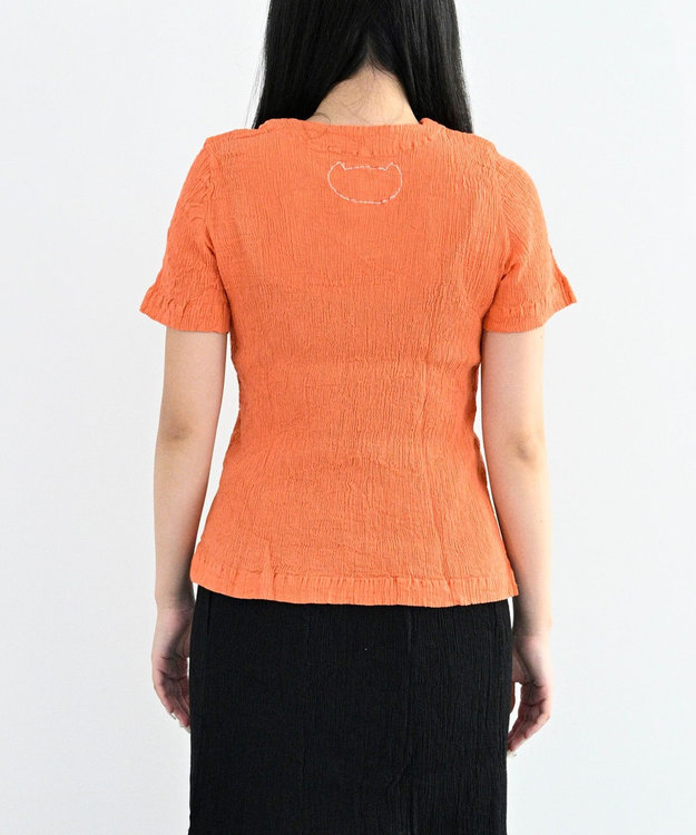crêprie tsumori chisato creperie T-SHIRT クレプリ 半袖Tシャツ ORANGE