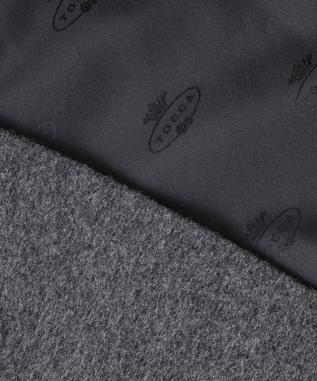 TOCCA 【消臭】MILKY PUFF ウールコート チャコールグレー系