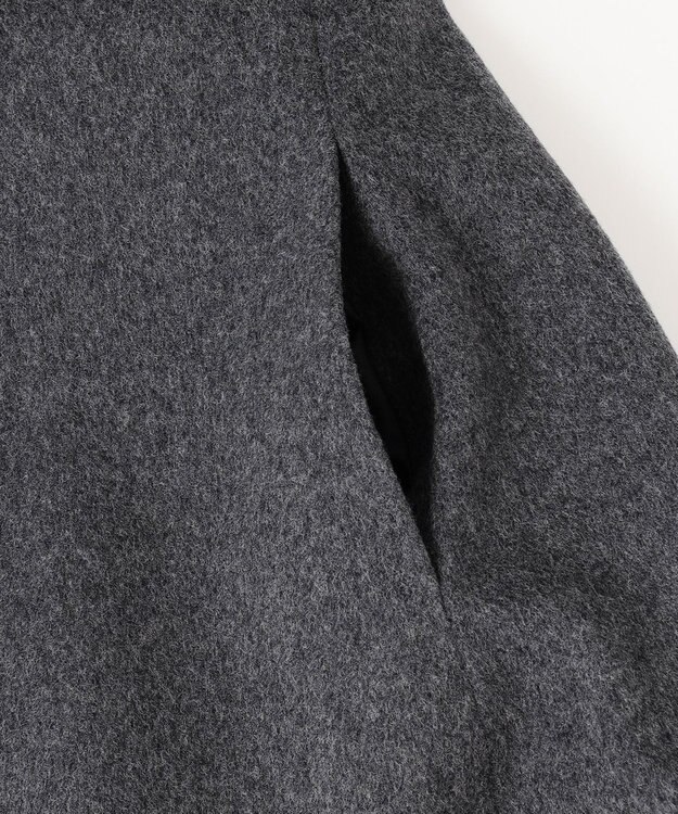 TOCCA 【消臭】MILKY PUFF ウールコート チャコールグレー系