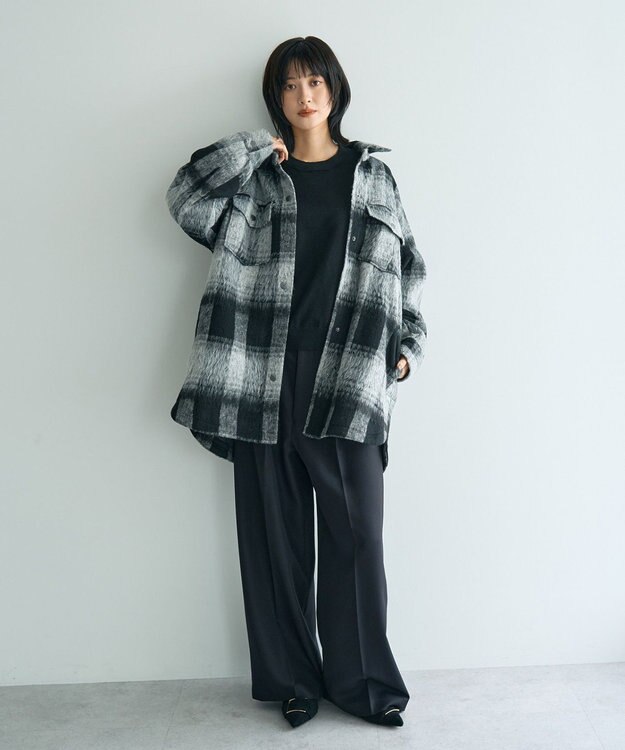 YECCA VECCA スライバーCPOジャケット Black