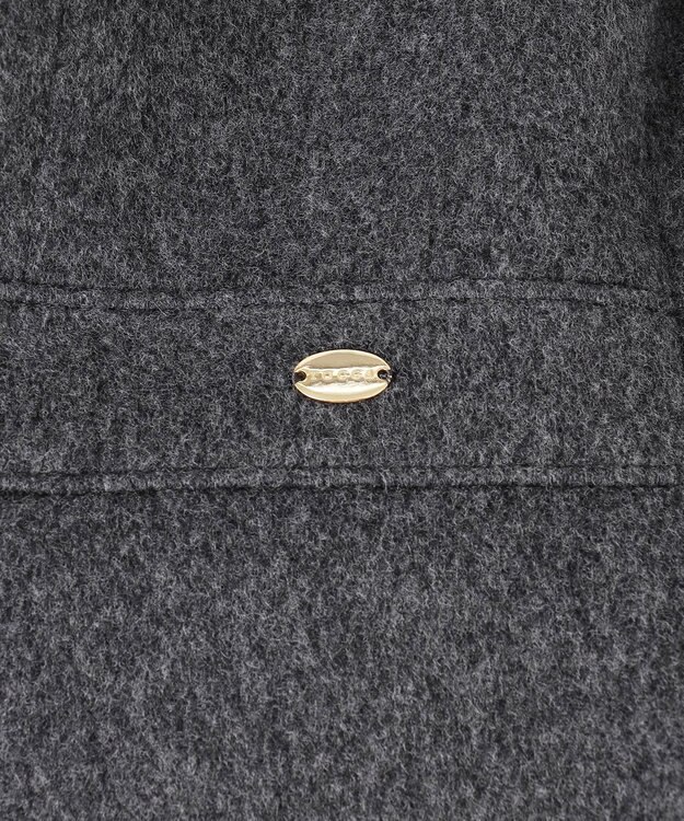 TOCCA 【消臭】MILKY PUFF ウールコート チャコールグレー系