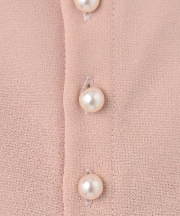 組曲 【UVケア・接触冷感】ライトアムンゼンジャージー袖フレア トップス ローズ系