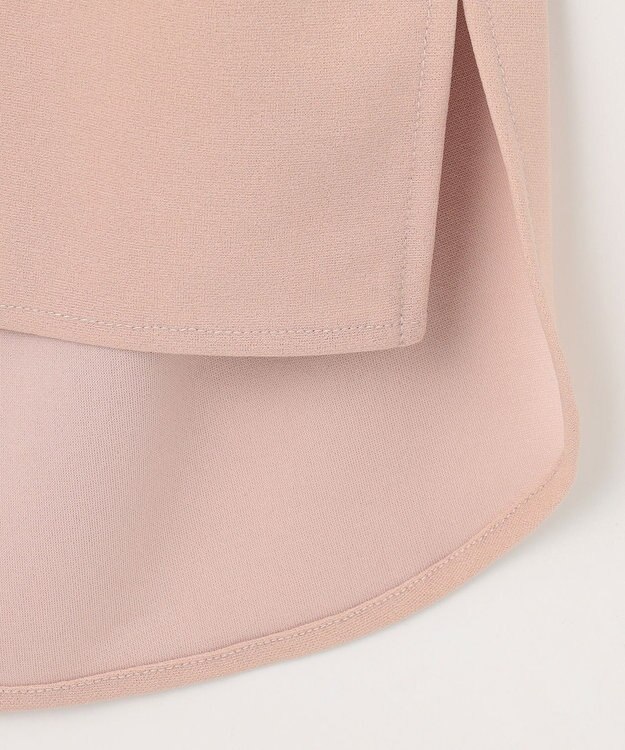 組曲 【UVケア・接触冷感】ライトアムンゼンジャージー袖フレア トップス ローズ系