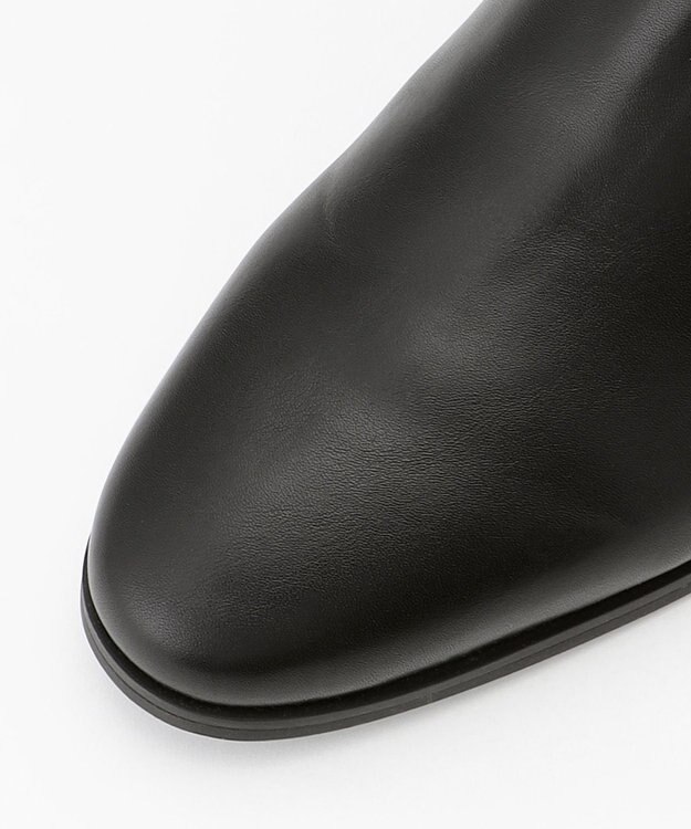 自由区 【SHIHOさん着用】ストレートインヒールロング ブーツ ブラック