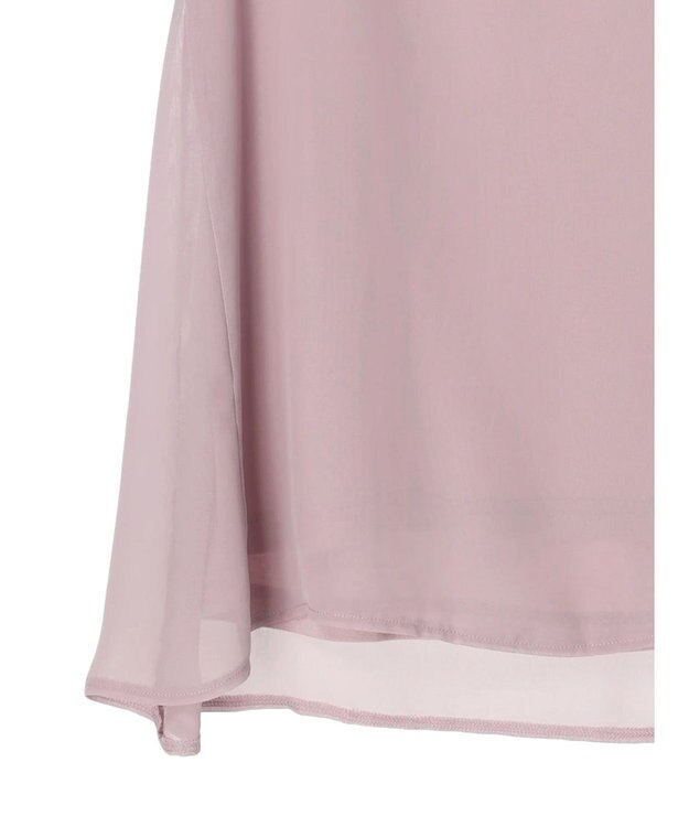 earth music&ecology シアードッキングＡラインチュニック Pink