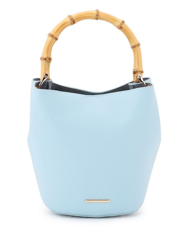 23区 【先行予約】バンブーハンドル 2WAY ミニマル バッグ スカイブルー系