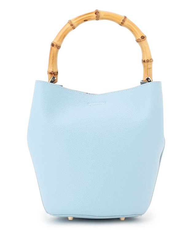 23区 【先行予約】バンブーハンドル 2WAY ミニマル バッグ スカイブルー系