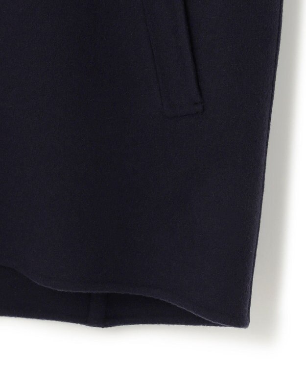 23区 S ウールリバー スタンドカラーコート ダークネイビー系