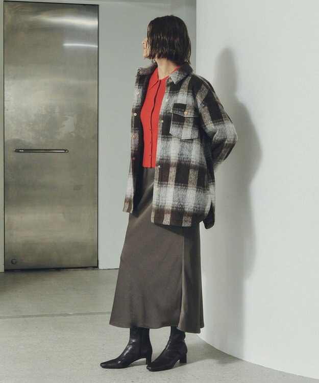 YECCA VECCA スライバーCPOジャケット Brown