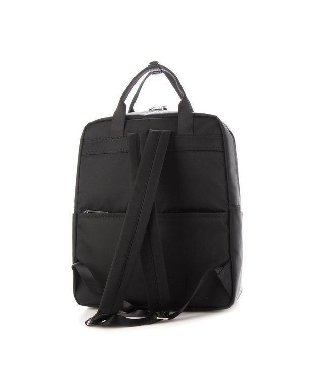 LA BAGAGERIE 10ポケット持ち手付きリュック Lサイズ ブラック