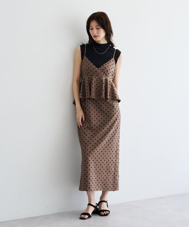 YECCA VECCA ハイネックノースリーブニット Black