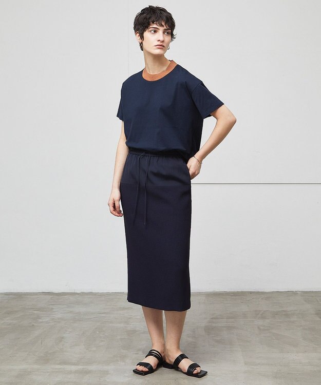 BEIGE， 【洗える】VOLTA / スカート Navy