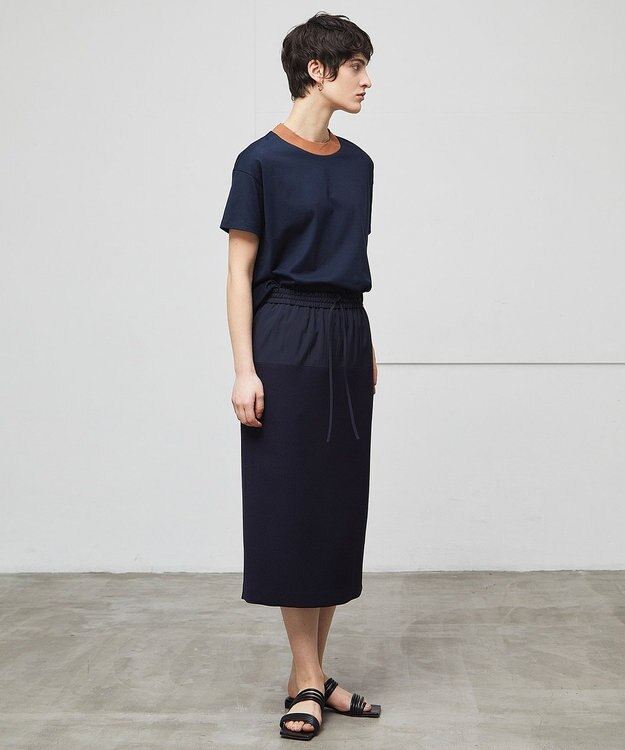 BEIGE， 【洗える】VOLTA / スカート Navy