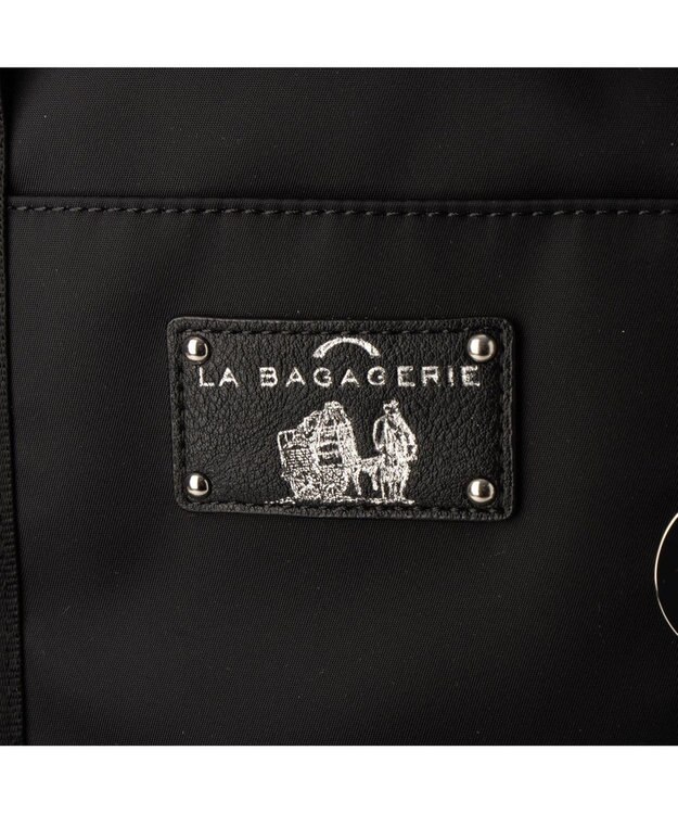 LA BAGAGERIE 10ポケット持ち手付きリュック Lサイズ ブラック