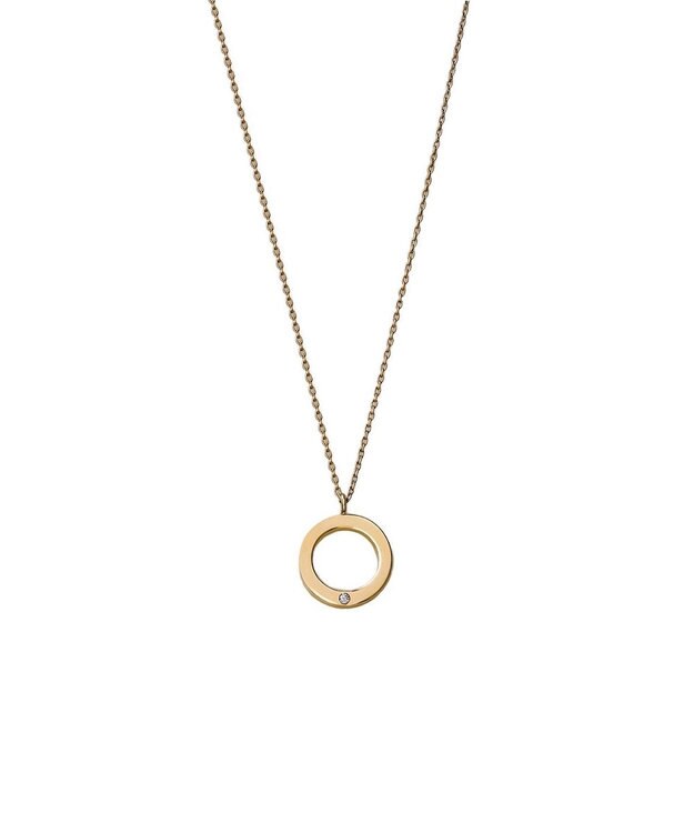 susui 【geometric】en Dia ネックレス ゴールド