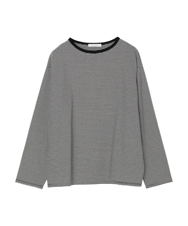 Green Parks ボーダープルオーバー Black