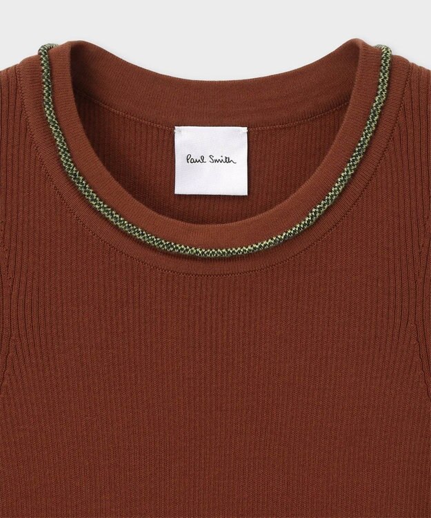 Paul Smith カラースキーム ノースリーブニット ブラウン