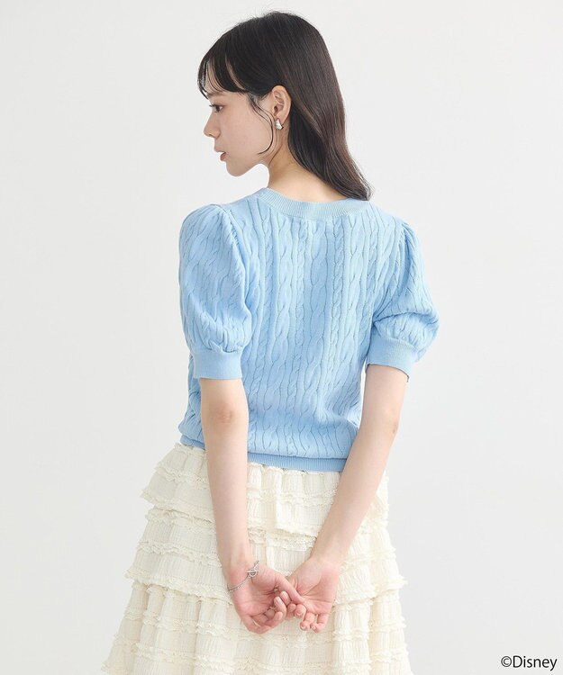 earth music&ecology Ｄｉｓｎｅｙ×Ｓｅｉｊｉ　Ｍａｔｓｕｍｏｔｏ刺繍ニット Sax