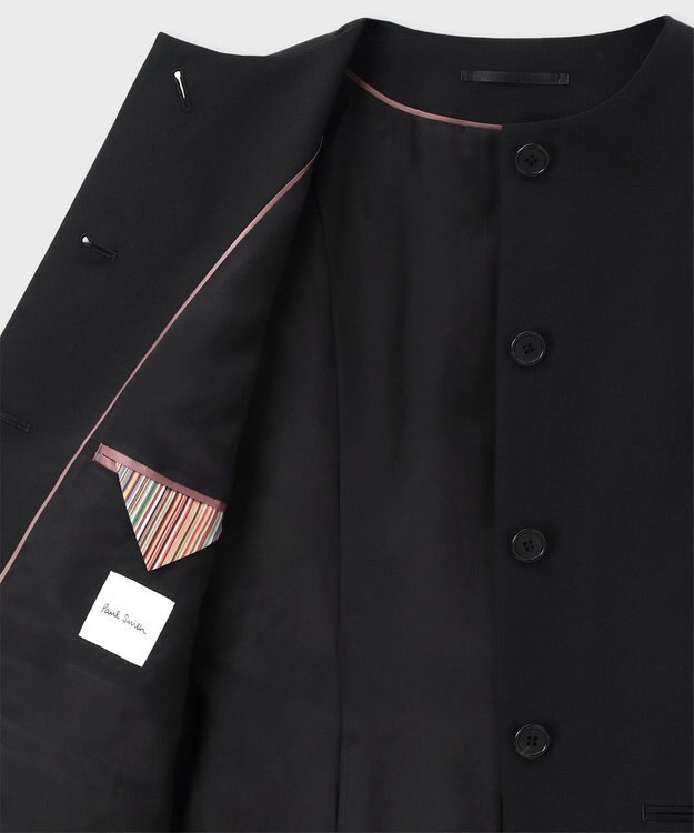 Paul Smith トラベル ノーカラー ジャケット ブラック